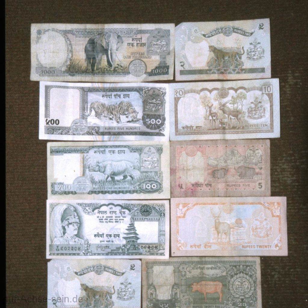 Nepal Geld