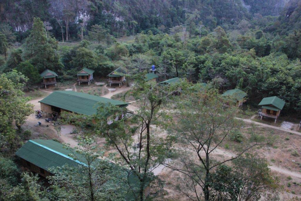 Laos, Thakhek, klettern