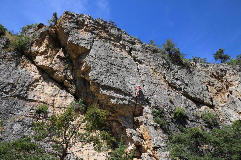 Klettern Casse de Prelles Briançon 01