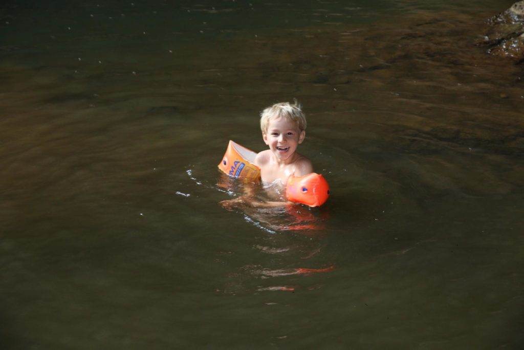 Baden und Schwimmen