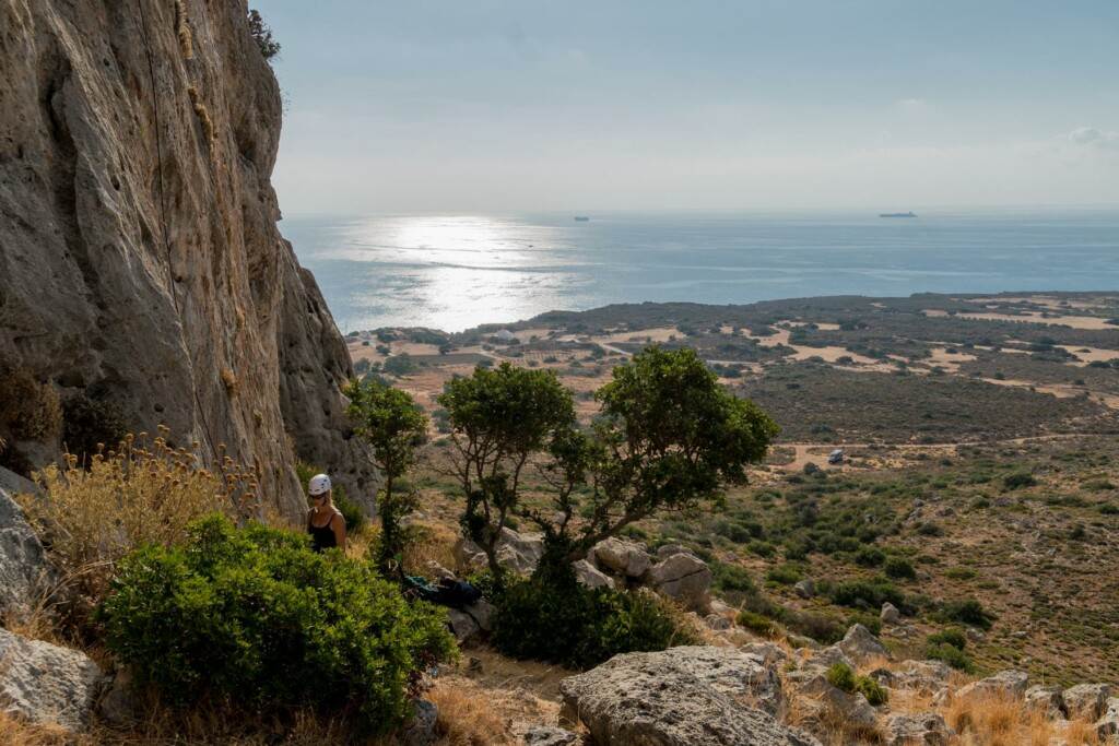Aussicht auf die Küste der Peloponnes